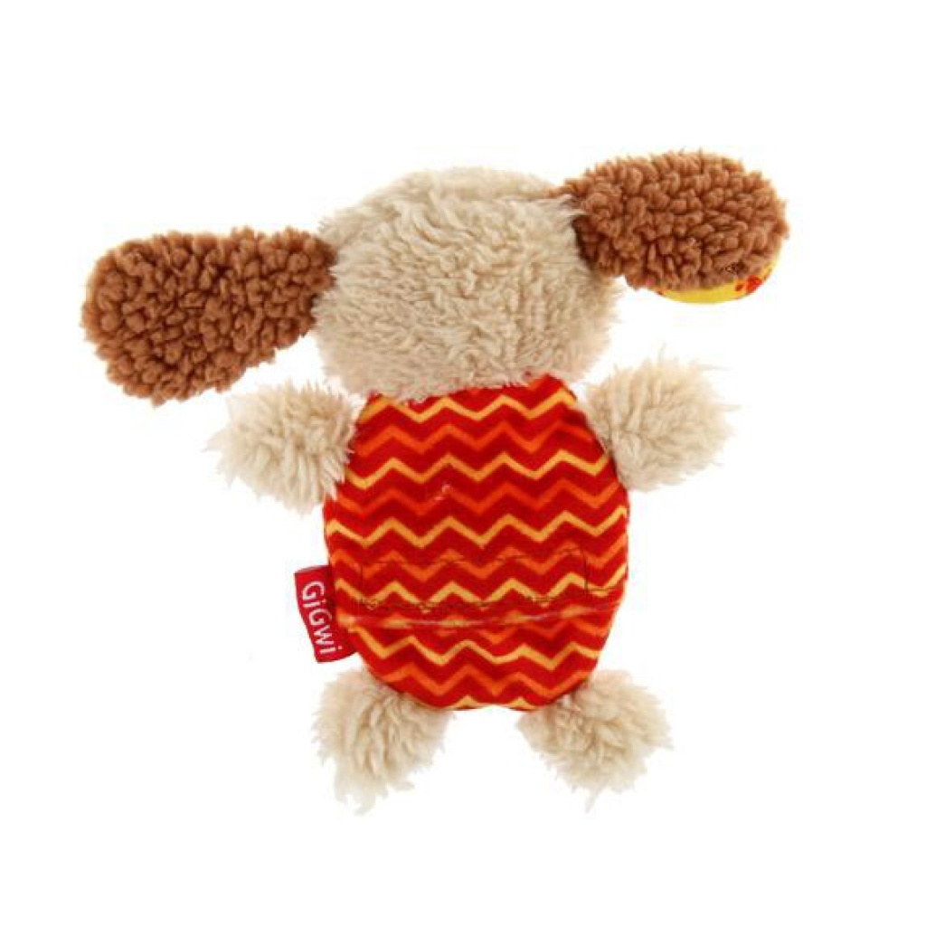 GiGwi Sesli Peluş Fare Köpek Oyuncağı 15cm (Kırmızı)