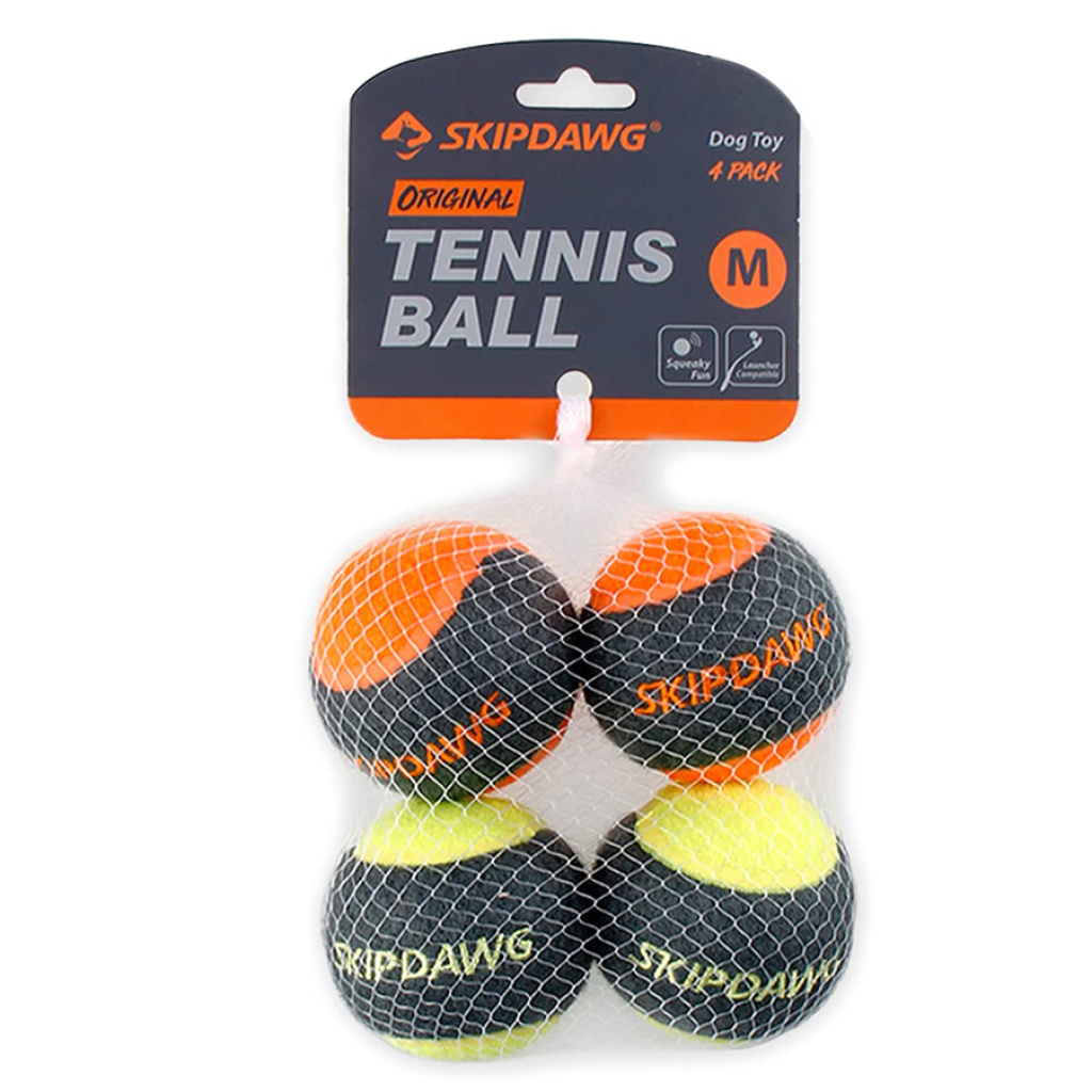 GiGwi Skipdawg Tenis Topu Köpek Oyuncağı (4'lü)