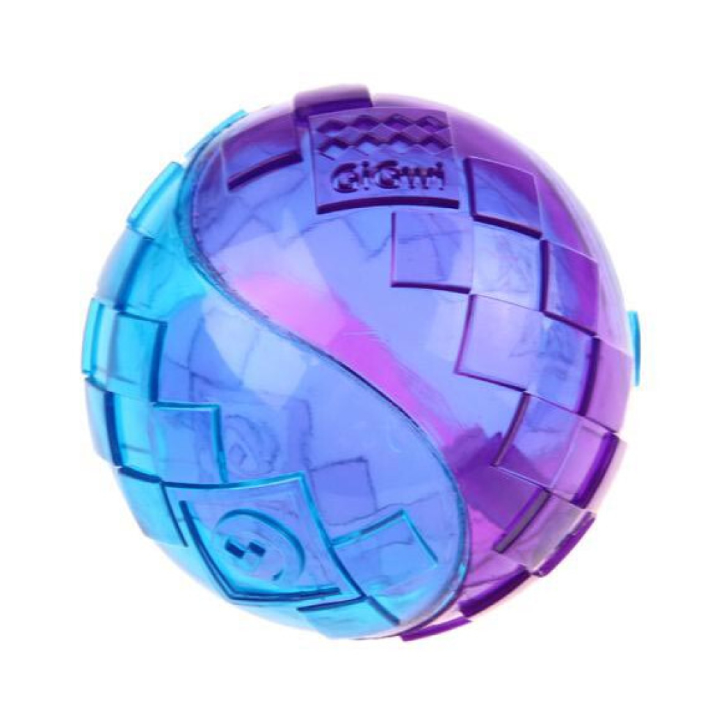 GiGwi Şeffaf Sert Top Köpek Oyuncağı 7cm [L]