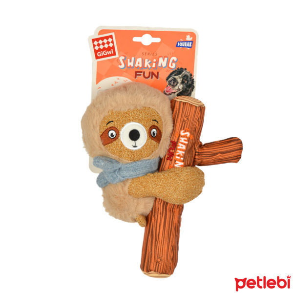 GiGwi Sesli Peluş Tembel Hayvan Köpek Oyuncağı 20cm