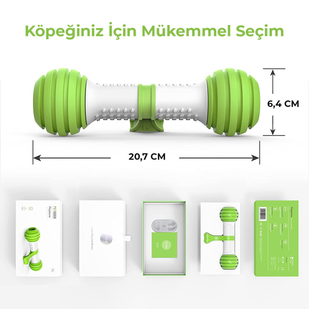 GiGwi İnteraktif Plastik Kemik Köpek Oyuncağı 20,7cm