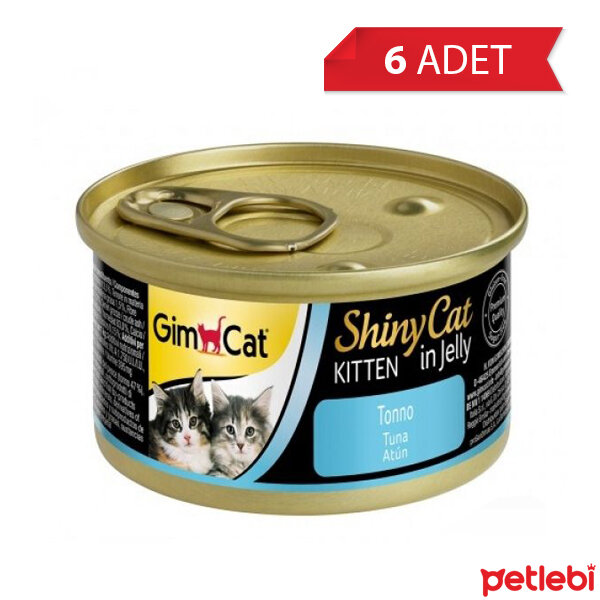 GimCat Shinycat Ton Balıklı Yavru Kedi Konservesi 70gr (6 Adet)