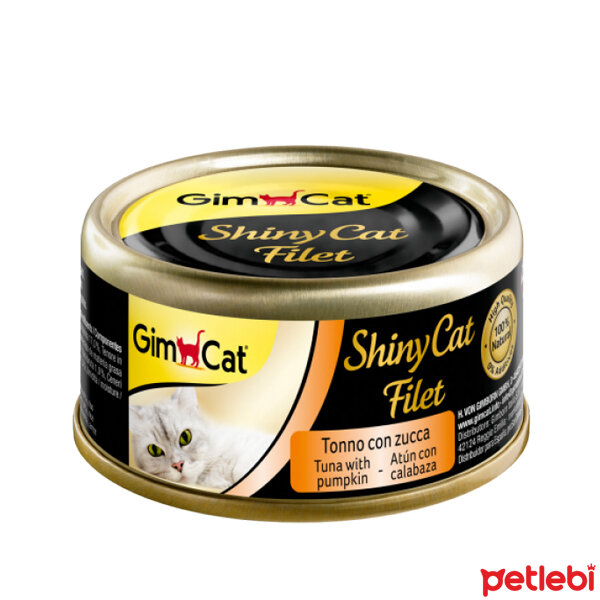 GimCat Shinycat Kıyılmış Ton Balıklı ve Kabaklı Kedi Konservesi 70gr