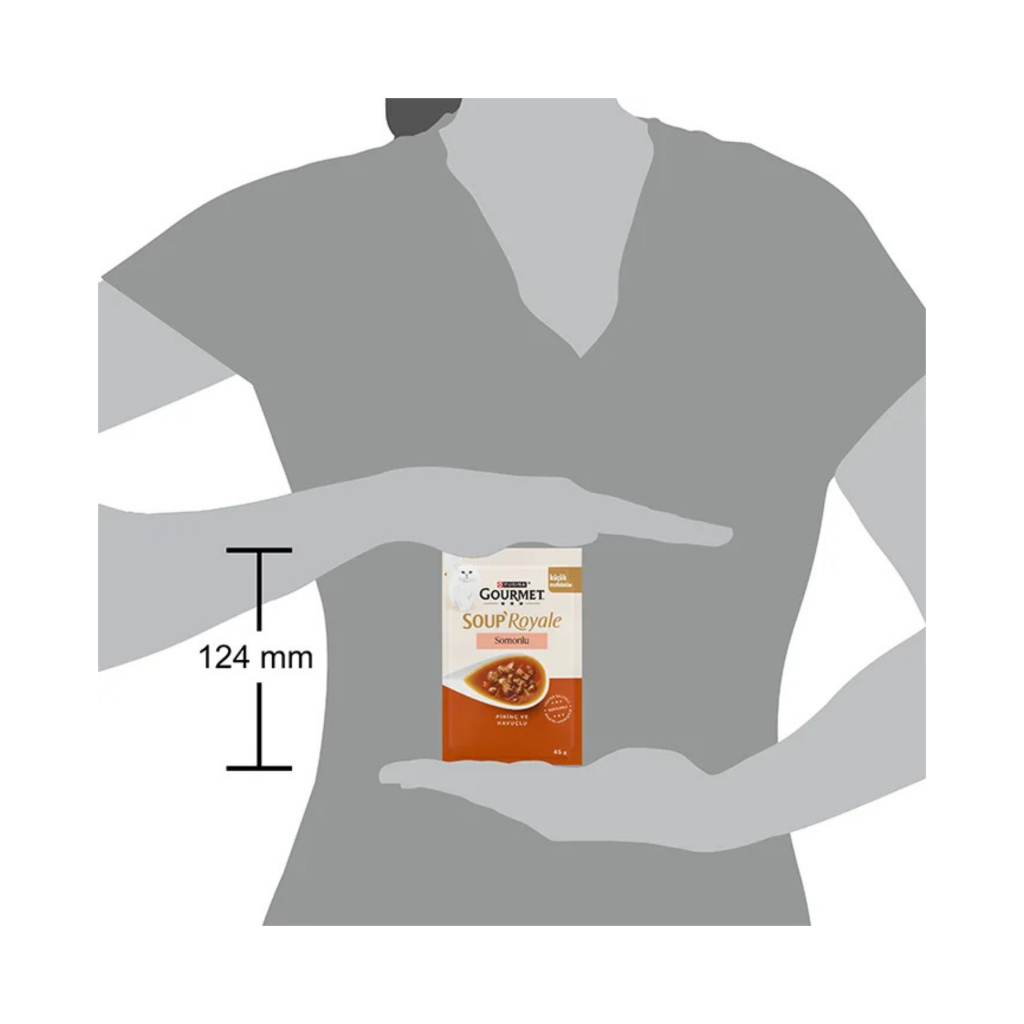 Gourmet Soup Royale Somonlu Kedi Çorbası 45gr