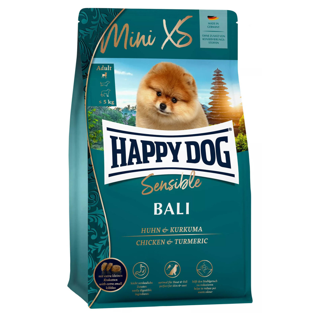 Happy Dog Sensible Bali Mini XS Küçük Irk Köpek Maması 1,3kg