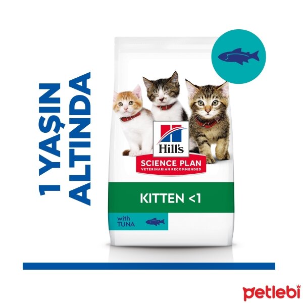 Hill's Kitten Healthy Development Ton Balıklı Yavru Kedi Maması 1kg + 500gr HEDİYE!