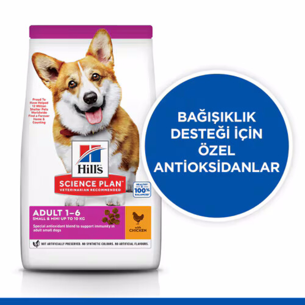 Hill's SCIENCE PLAN Tavuklu Küçük Irk Yetişkin Köpek Maması 6kg