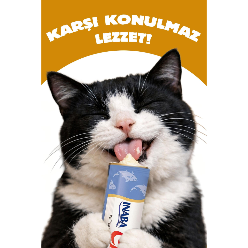 INABA CIAO Churu Cream Tavuklu Krema Kedi Ödül Maması 14gr (4'lü)