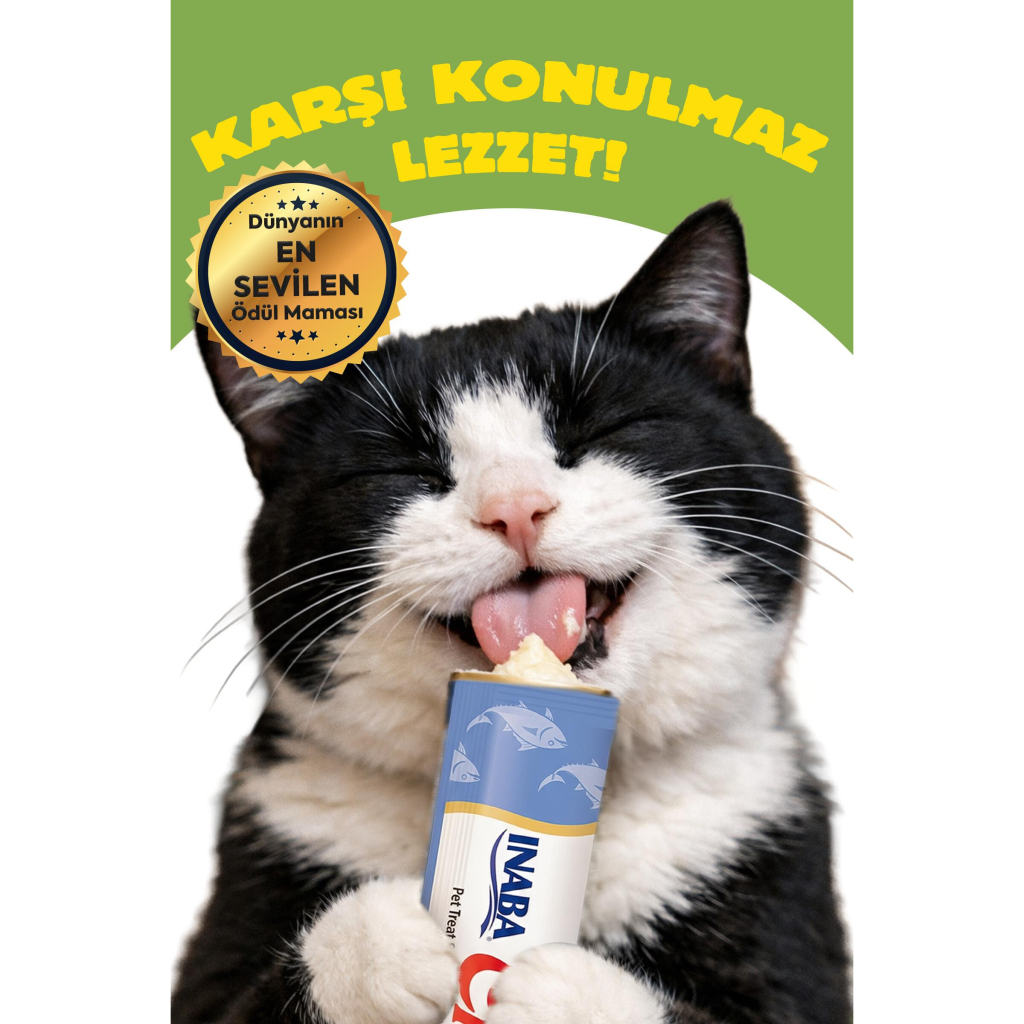 INABA CIAO Churu Cream Tavuklu ve Deniz Taraklı Krema Kedi Ödül Maması 14gr (4'lü)