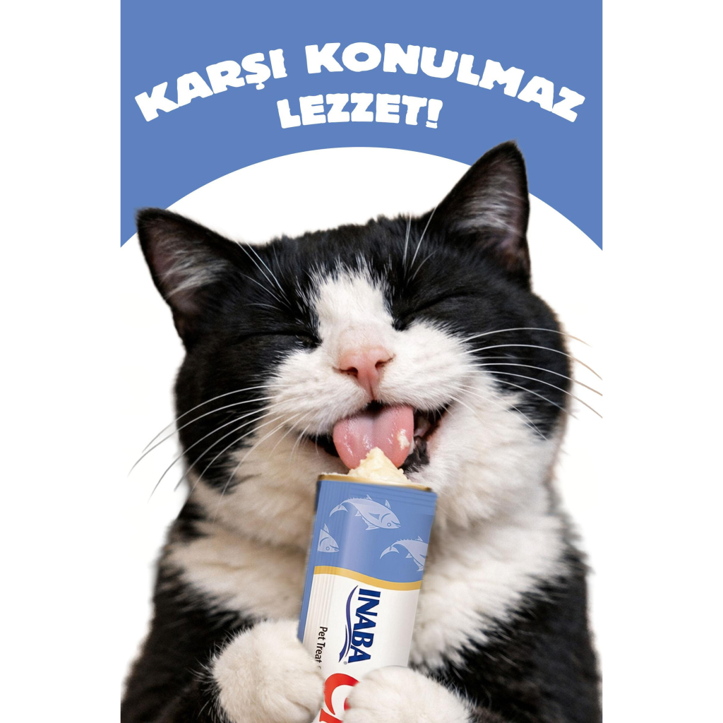 INABA Juicy Bites Tavuklu ve Ton Balıklı Kedi Ödül Maması 11,3gr (3'lü)