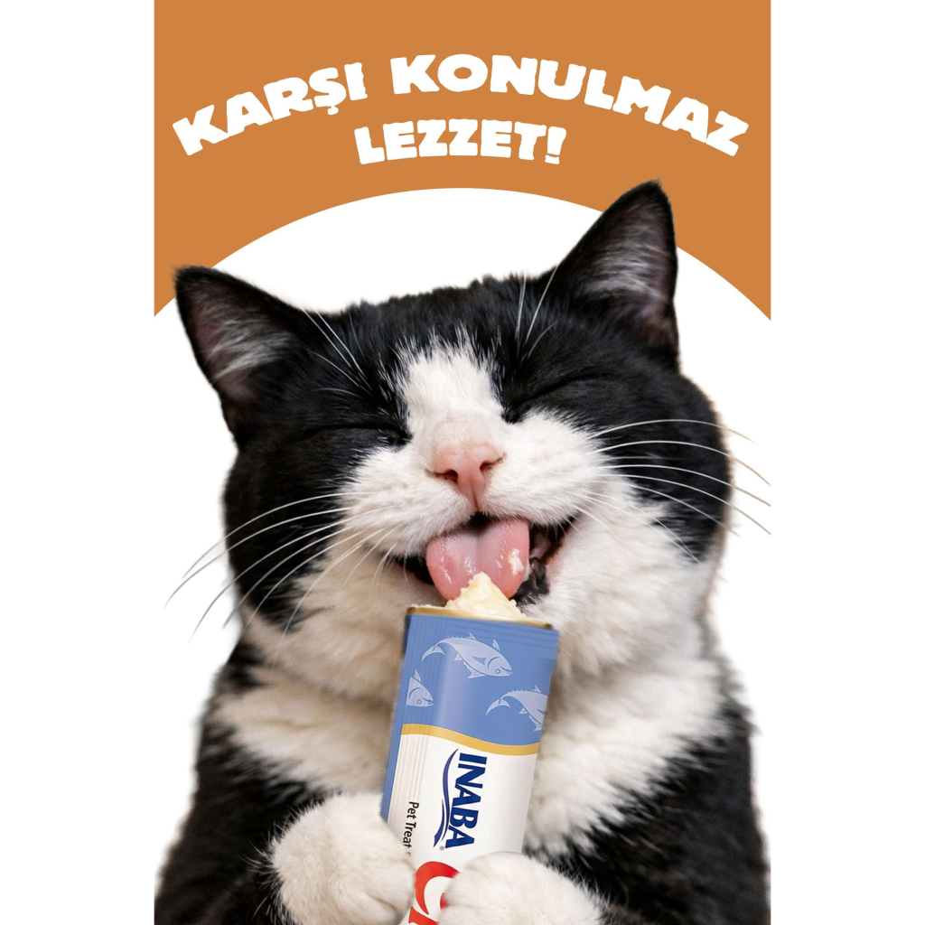 INABA Juicy Bites Balıklı ve İstiridyeli Kedi Ödül Maması 11,3gr (3'lü)