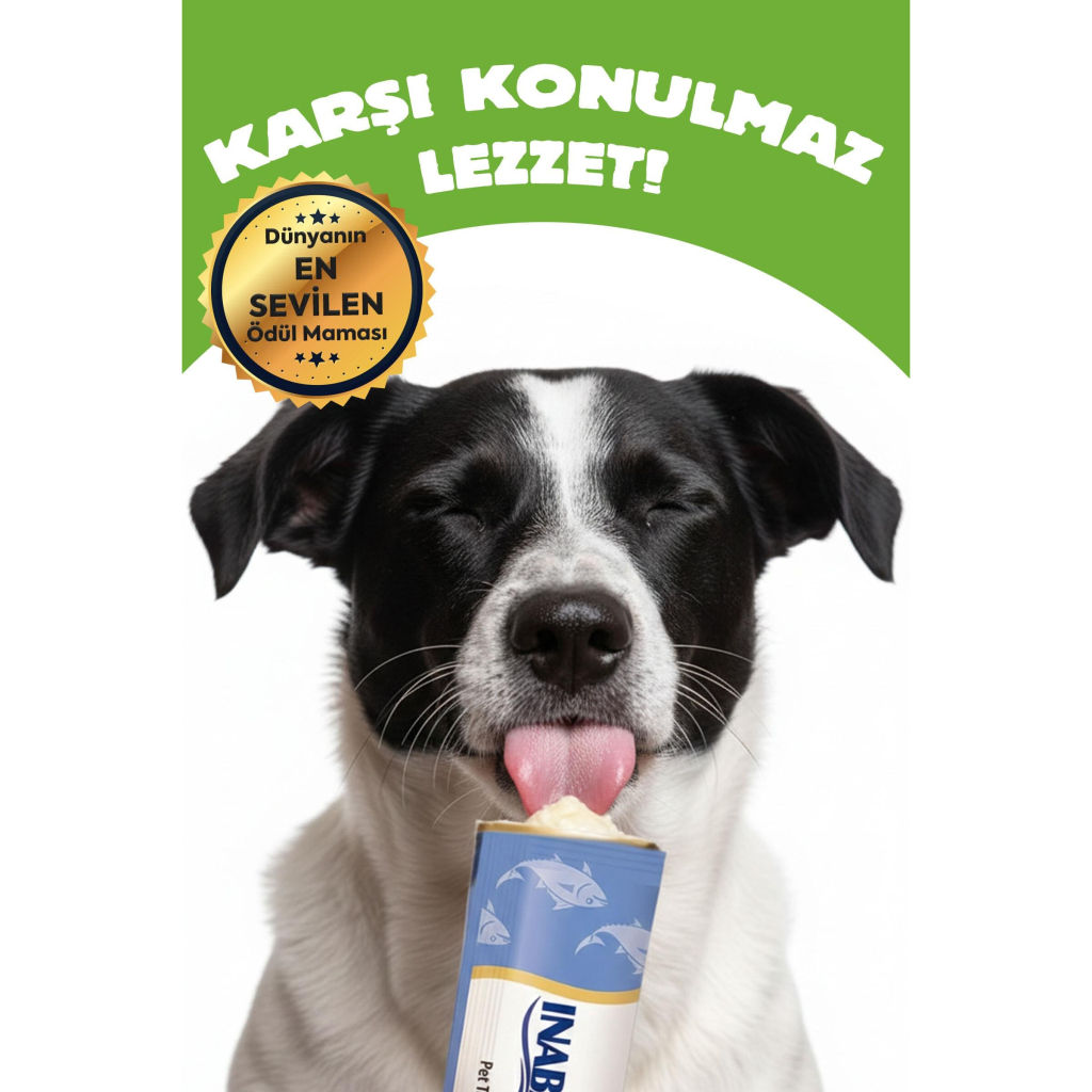 INABA CIAO Churu Cream Somonlu ve Tavuklu Sıvı Köpek Ödül Maması 20gr (8'li)