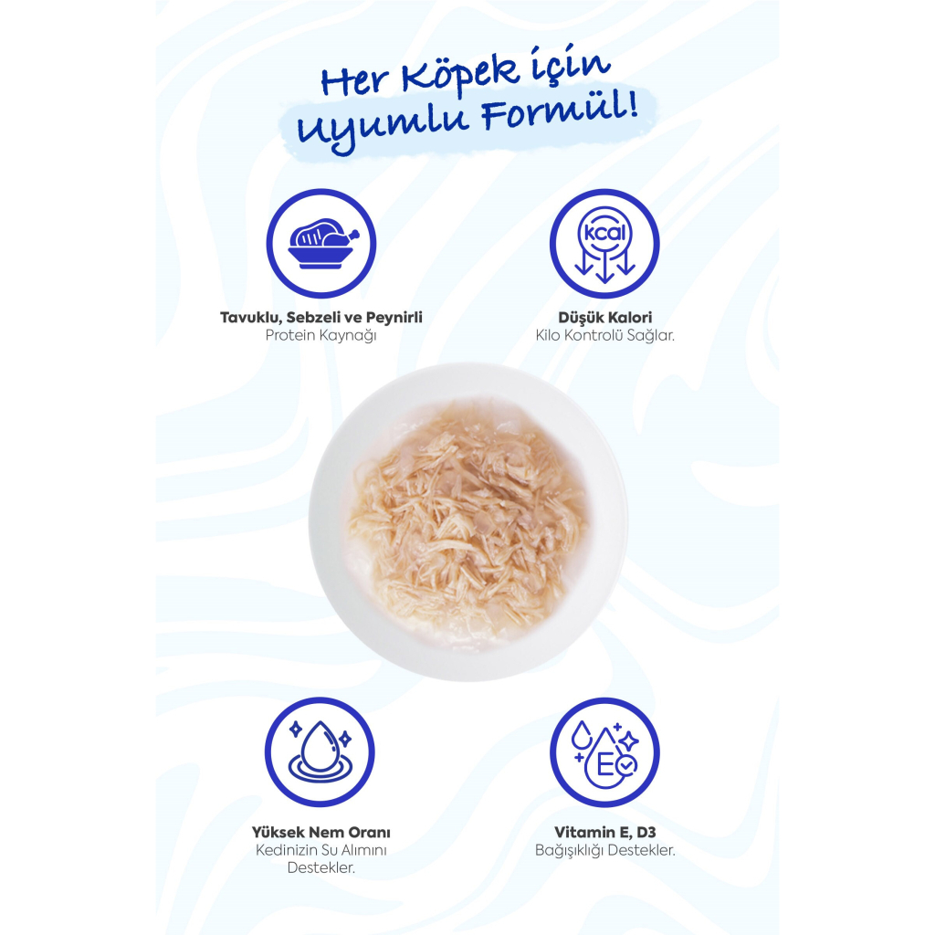 INABA Churu Twin Packs Tavuklu Sebzeli ve Peynirli Köpek Çorbası 40gr (2 Adet)