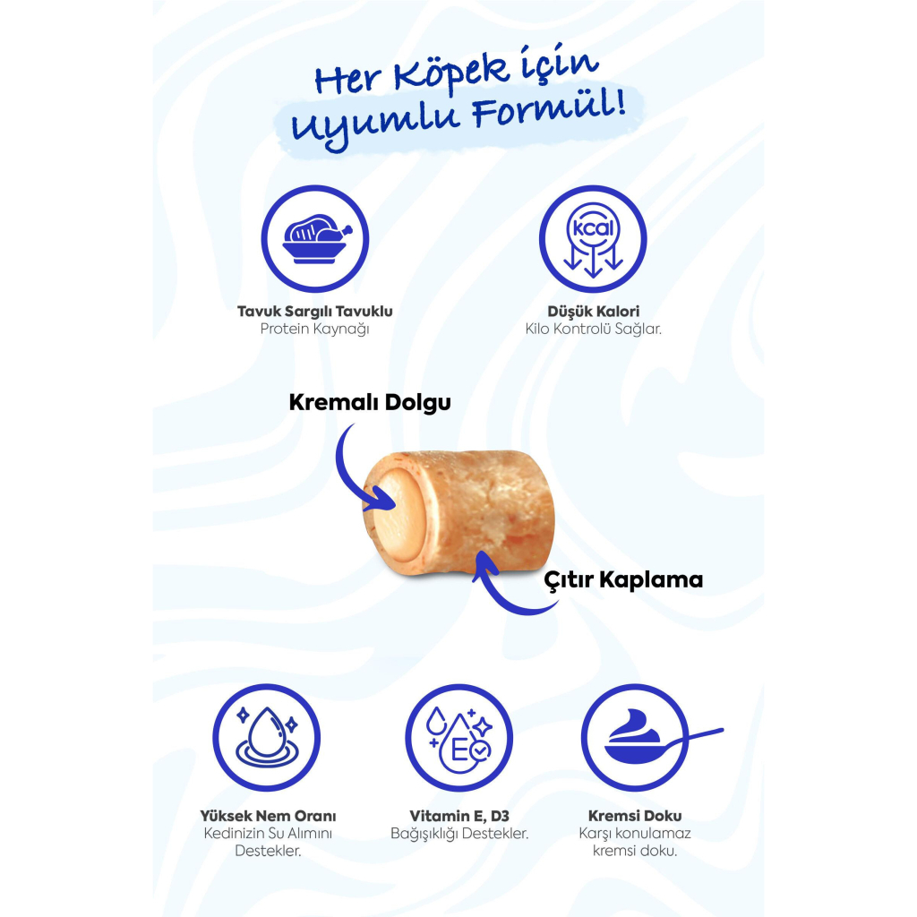 INABA Churu Fun Bites Sticks Tavuk Sargılı Köpek Ödül Maması 22gr (6 Adet)