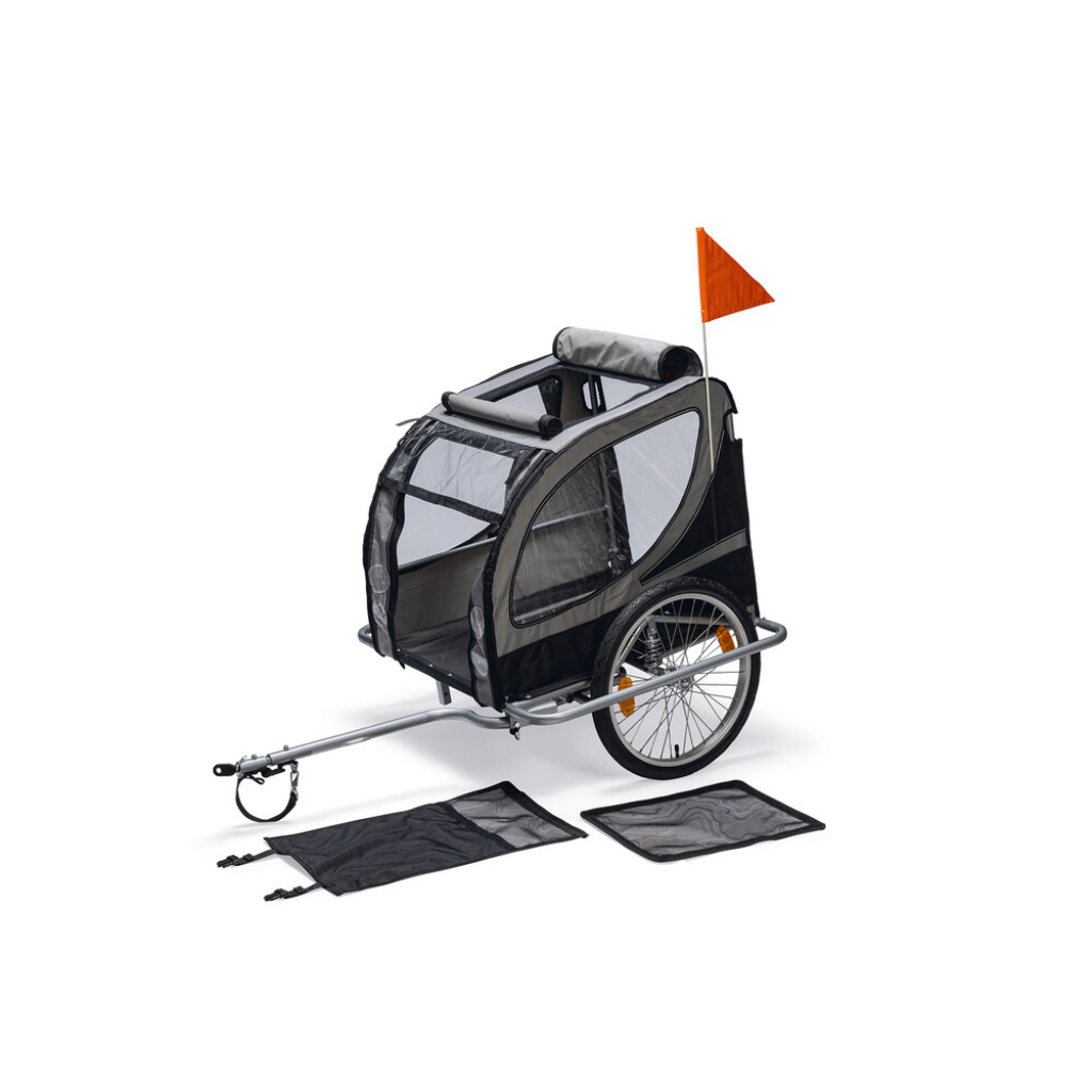 Karlie Bisiklet Arkası Çantalı Kedi ve Köpek Taşıma Römorku 136x92x90cm