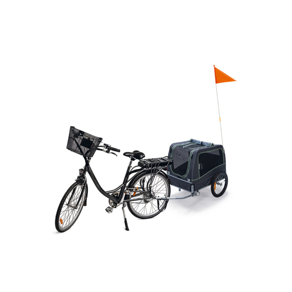 Karlie Bisiklet Arkası Çantalı Kedi ve Köpek Taşıma Römorku 142x70x79cm