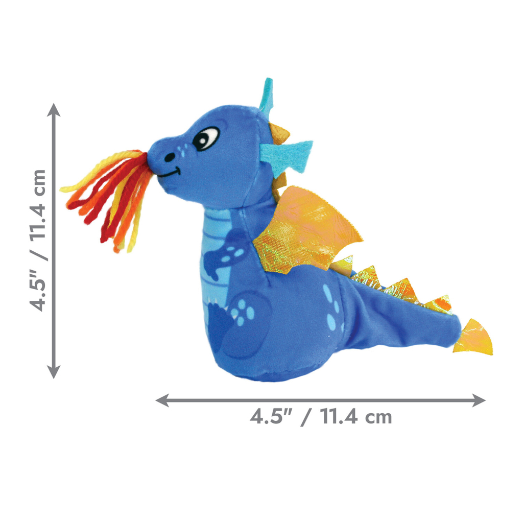 Kong Enchanted Ejderha Catnipli Hışırtılı Peluş Kedi Oyuncağı 12cm