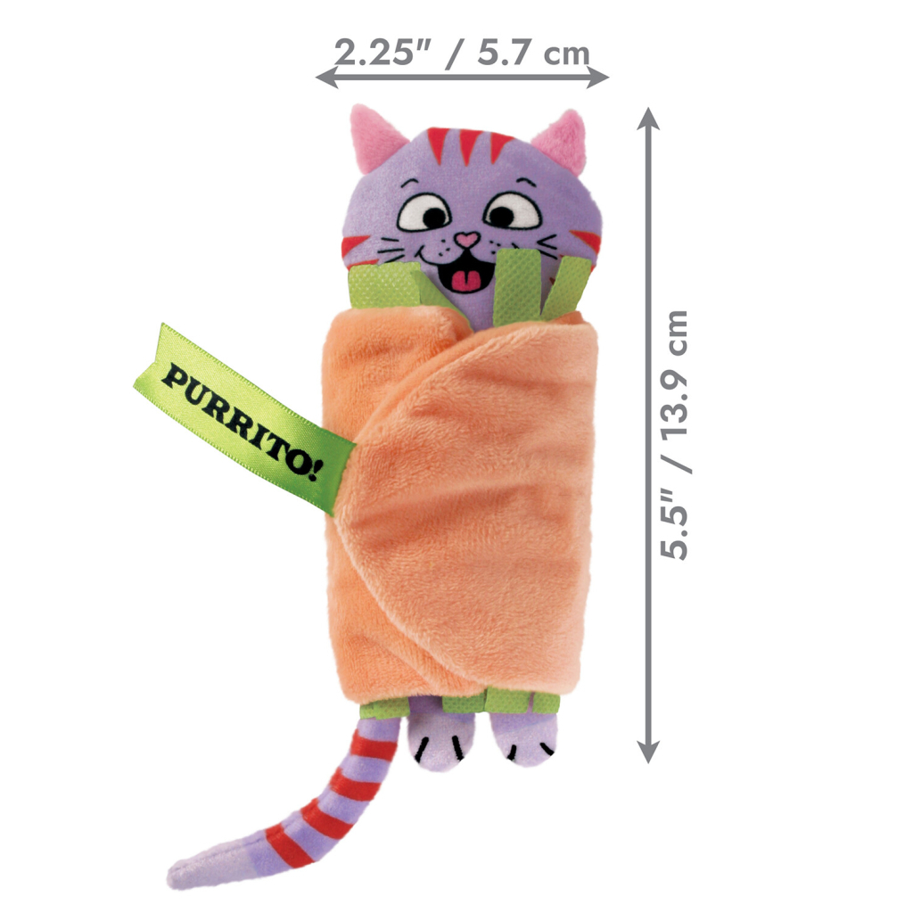 Kong Pull-A-Partz Catnipli Hışırtılı Peluş Kedi Oyuncağı 2,5x5,5x14cm
