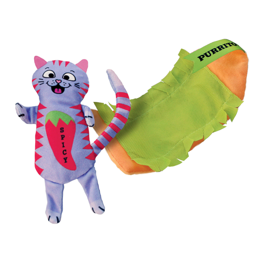 Kong Pull-A-Partz Catnipli Hışırtılı Peluş Kedi Oyuncağı 2,5x5,5x14cm