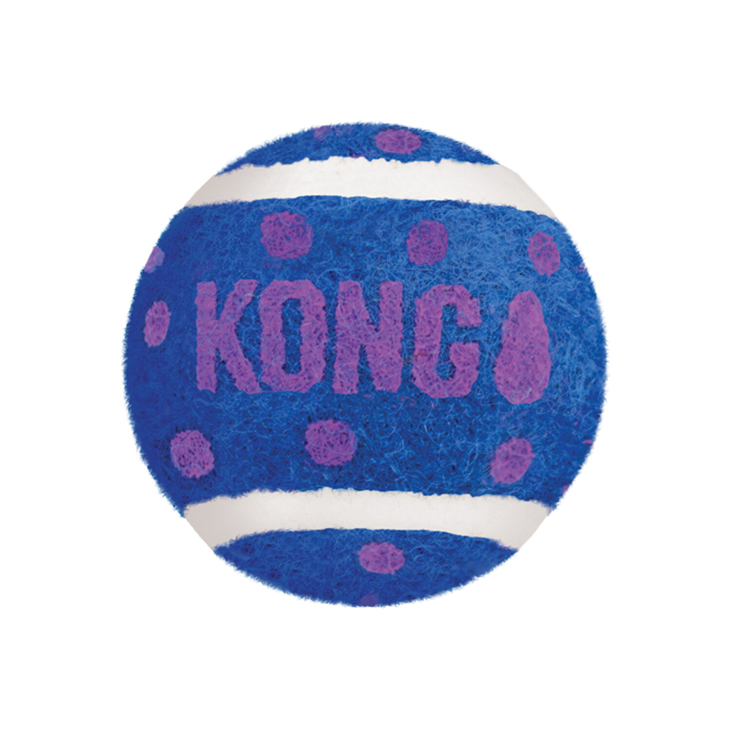 Kong Active Zilli Top Tenis Kedi Oyuncağı 3,5cm (3'lü)