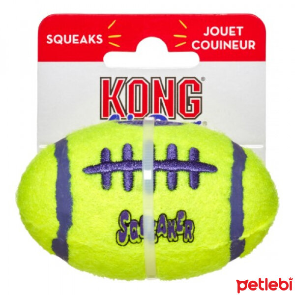 KONG Toy Dog kong Football Ball Squeaker M 
