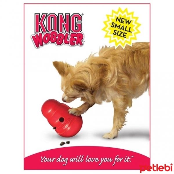 KONG Small Wobbler Treat Dispenser Toy 292887 035585034010