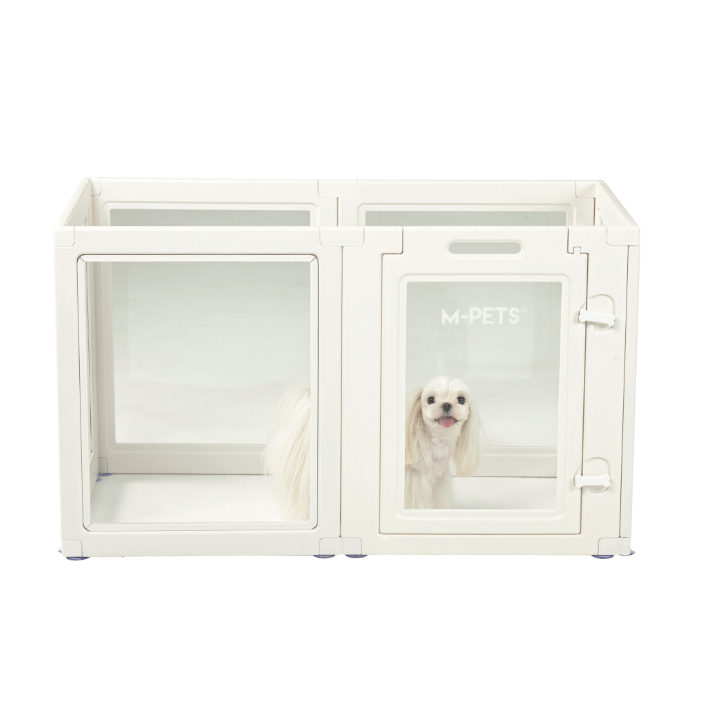 M-Pets Blanche 6 Panel Oyun Çiti 100x50x60cm (Beyaz)