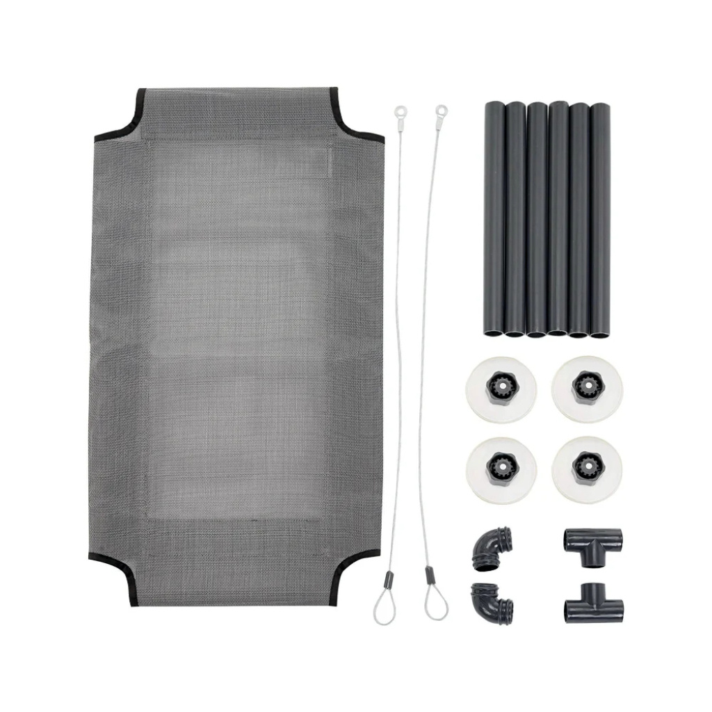 M-Pets Horizon Kedi Cam Yatağı 40,5x73x63,5cm (Siyah)