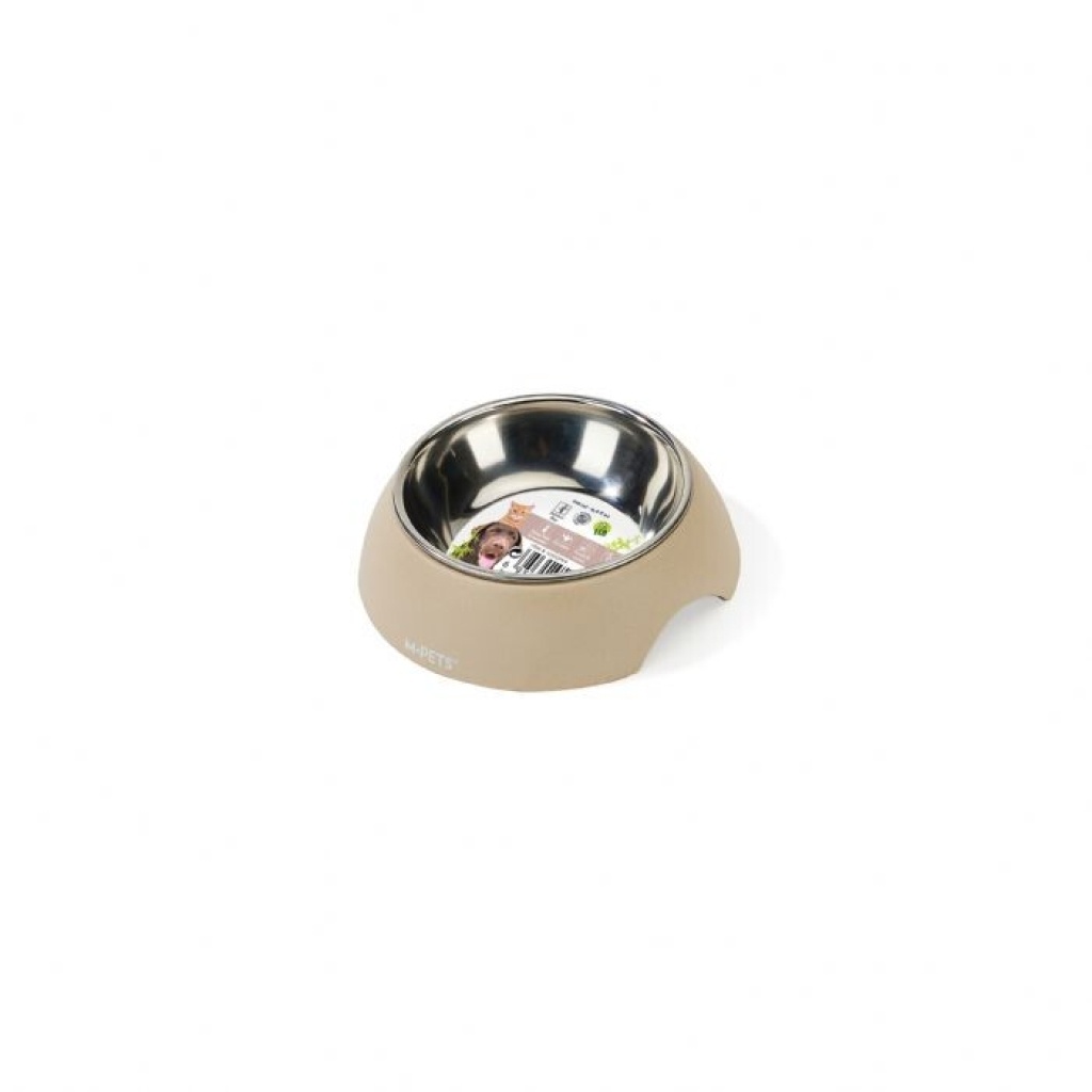 M-Pets Eco Bamboo Mama ve Su Kabı 190ml (Bej)