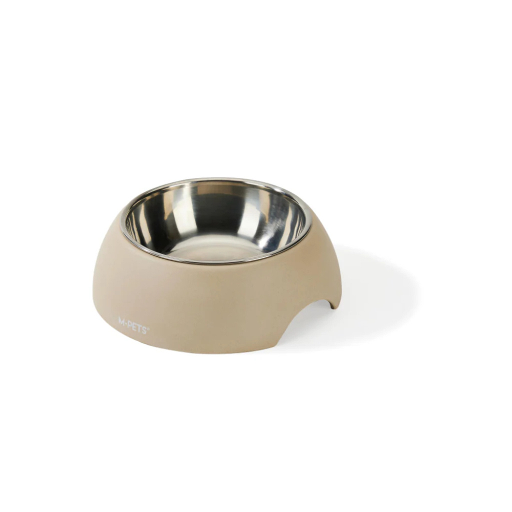 M-Pets Eco Bamboo Mama ve Su Kabı 190ml (Bej)