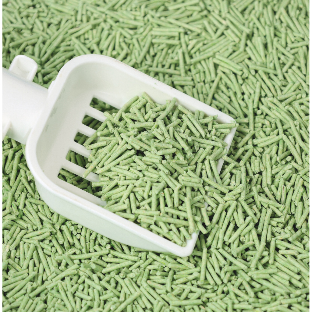 M-Pets Soya Yeşil Çaylı Organik Kedi Kumu 10lt