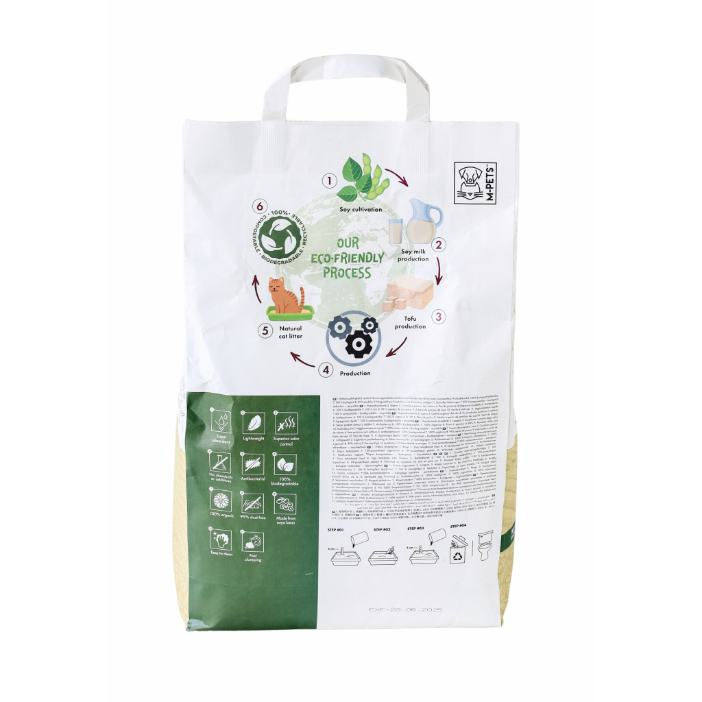 M-Pets Soya Organik Kedi Kumu 10lt