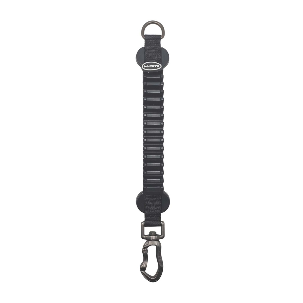 M-Pets Pull Power Köpekler İçin Şok Emici Ara Tasma 25cm (Siyah)