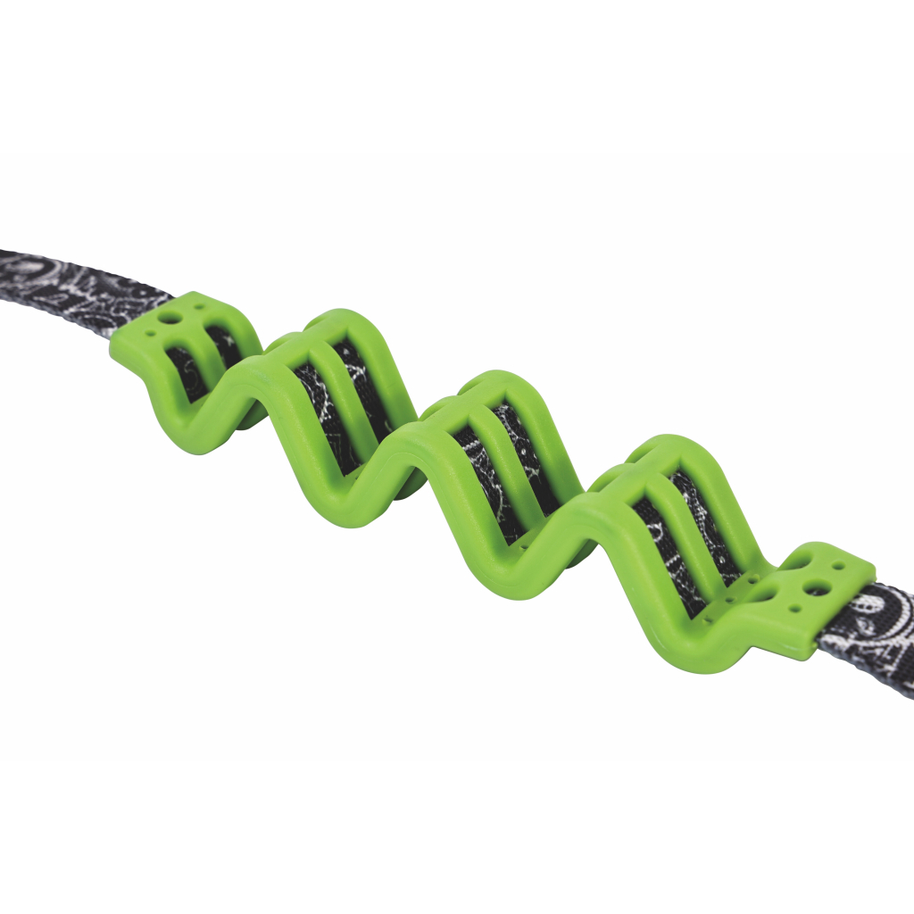 M-Pets Urban Style Freestyle Köpekler İçin Şok Emici Gezdirme Kayışı 120cm (Siyah-Beyaz) [M]