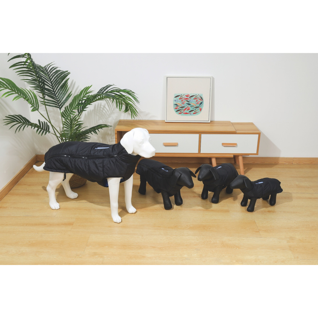 M-Pets Gentle Köpek Ceketi 51–52 cm (Siyah) [S]