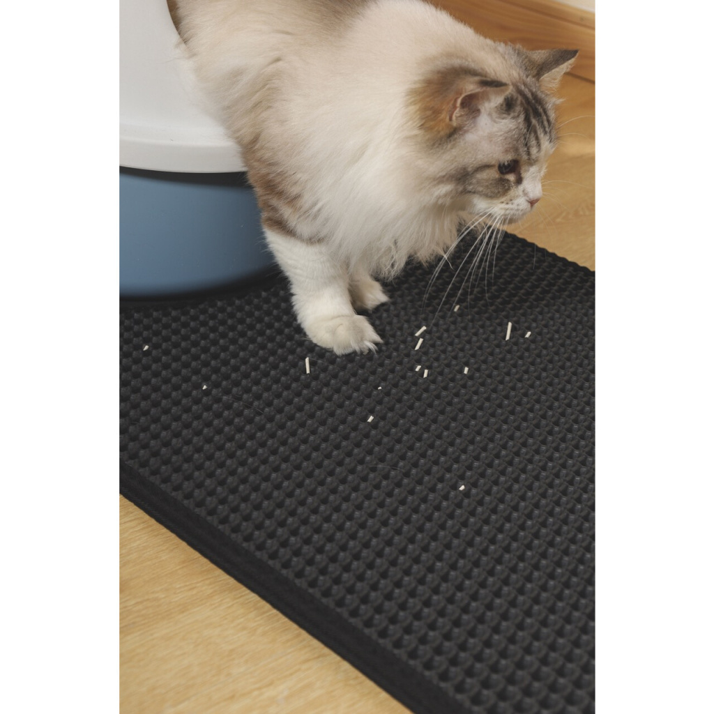 M-Pets Duplex Elekli Kedi Kumu Paspası 45x65cm (Siyah)