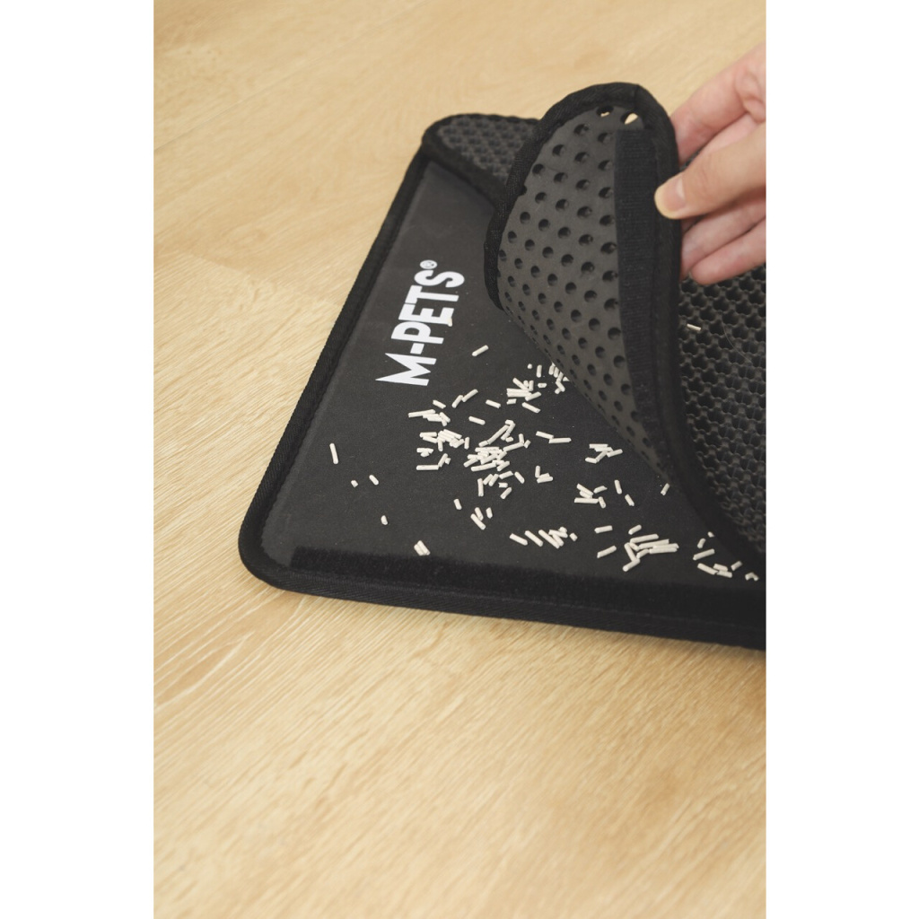 M-Pets Duplex Elekli Kedi Kumu Paspası 45x65cm (Siyah)