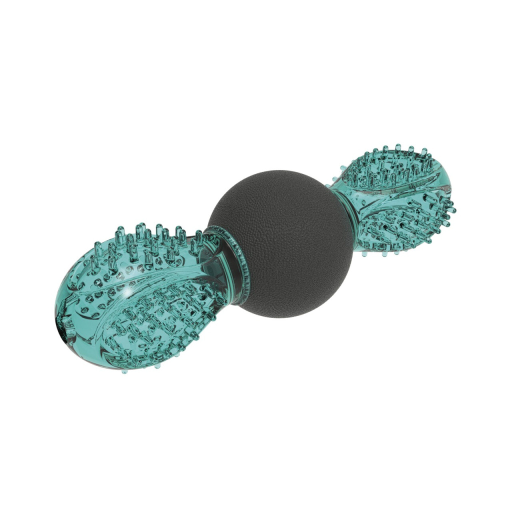 M-Pets Uranus Kauçuk Ödül Hazneli Köpek Oyuncağı 16,5x6x6cm (Mavi)