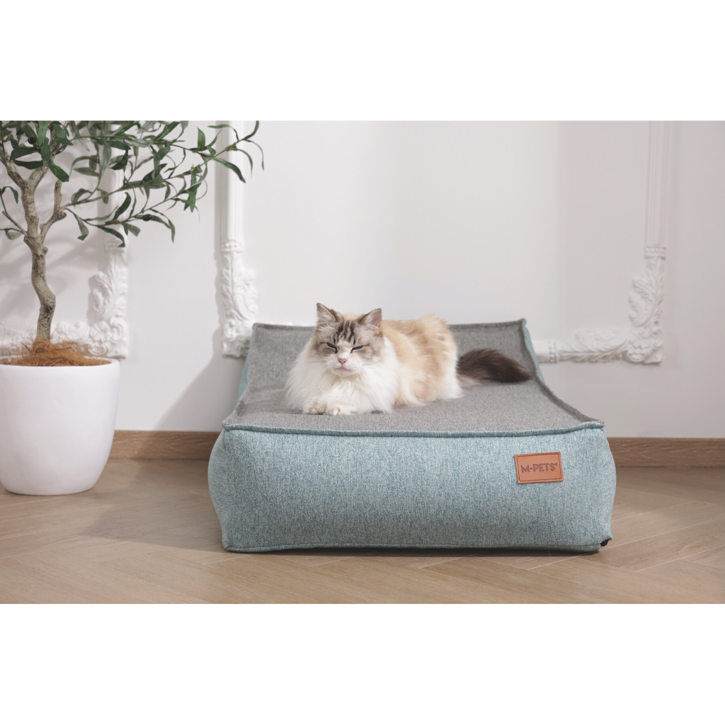 M-Pets Cloud Fonksiyonel Şişirilebilir Kedi ve Köpek Yatağı 75x55x28cm (Mavi)