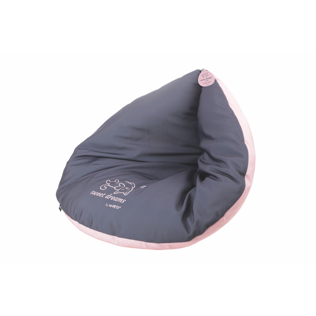 M-Pets Sweet Dreams Üçgen Şeklinde Kedi Yatağı 100x70x7cm (Pembe)