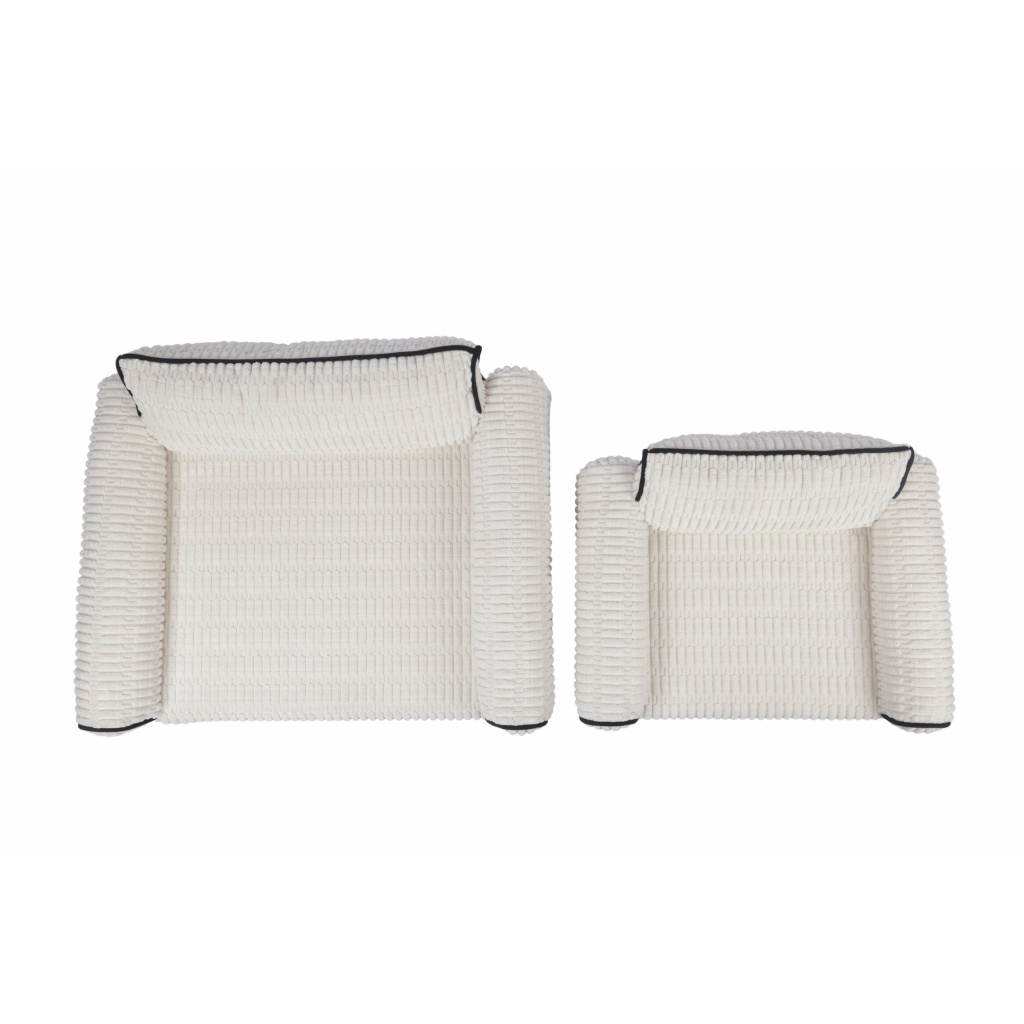 M-Pets Warm Hug Kedi ve Köpekler için Koltuk Şeklinde Yatak 70x53x29cm (Beyaz) [M]