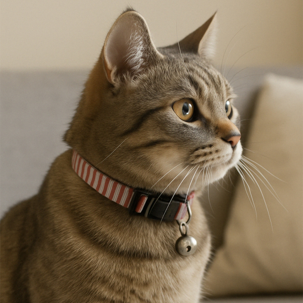 M-Pets Zilli Kedi Boyun Tasması 30cm (Karışık Renkli)