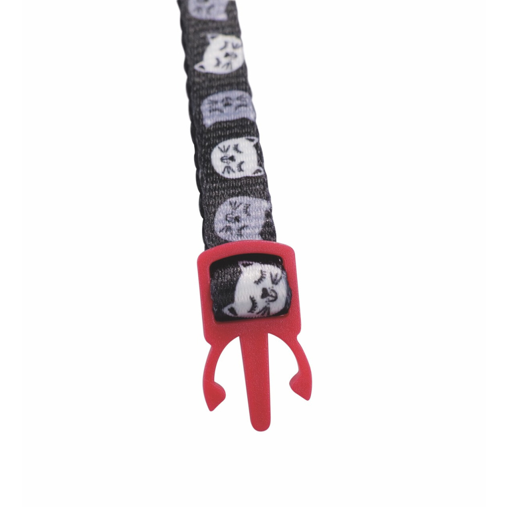 M-Pets Zany Zilli Kedi Desenli Kedi Boyun Tasması 20-30cm