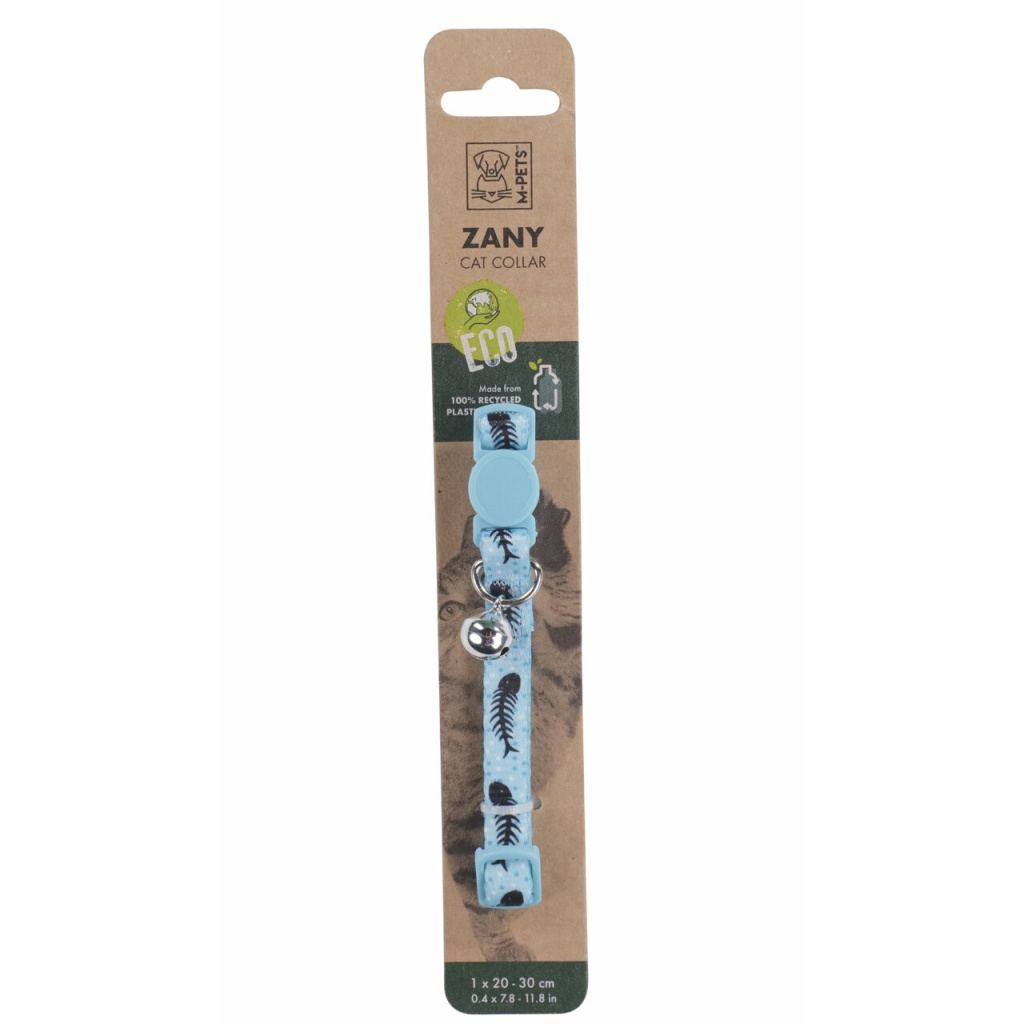 M-Pets Zany Zilli Kedi Boyun Tasması 20-30cm (Mavi - Lacivert)
