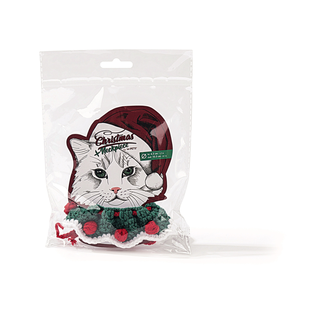 M-Pets Christmas Neckpiece Kedi Kolyesi (Yeşil)