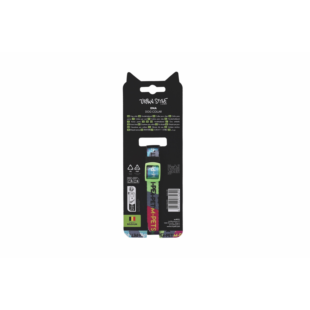 M-Pets Urban Style Dna Köpek Boyun Tasması 15,2-25,4cm [XS]