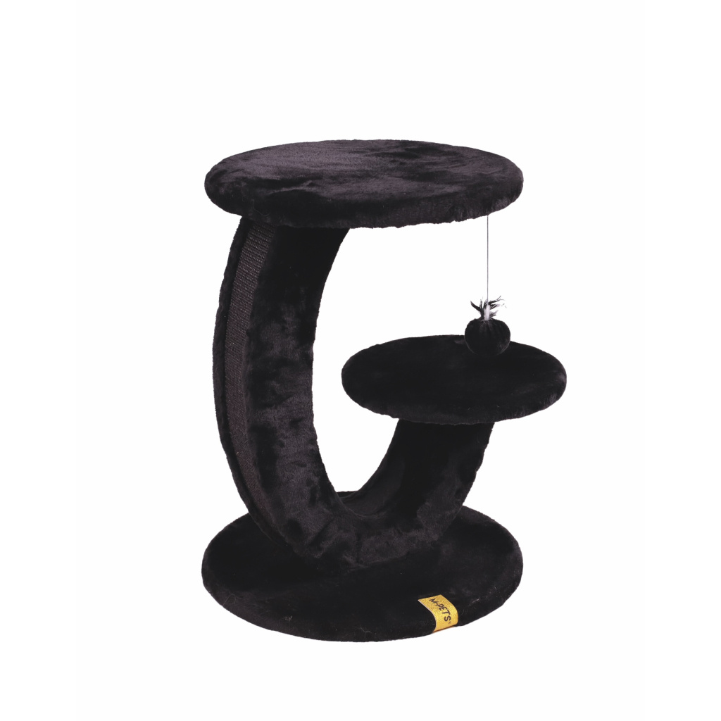 M-Pets Panther Premium Luna Kedi Ağacı 50x50x65cm (Siyah)
