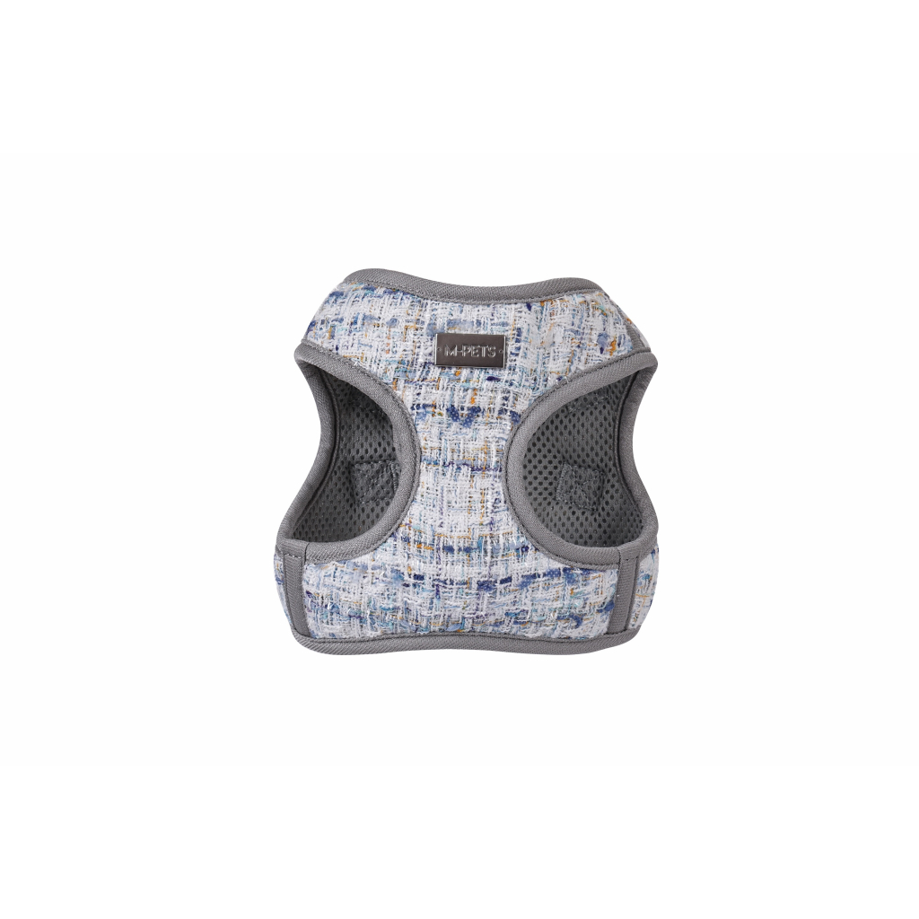 M-Pets Haute Couture Kedi Göğüs Tasması 38x43cm (Mavi)