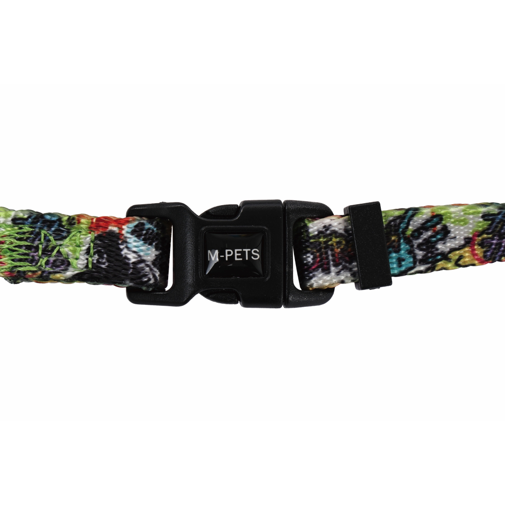 M-Pets Urban Style Graffiti Kedi Göğüs Tasması Seti 120cm