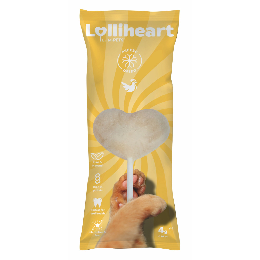 M-Pets Lolliheart Tavuklu Lolipop Kedi Ödül Maması 4gr (15'li)